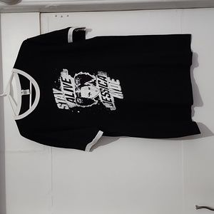 Ringer Graphic T-Shirt Black Size L